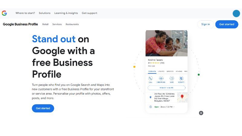 How to create a google my business profile